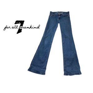 7 for All Mankind Skinny Bootcut Medium Wash Jeans
